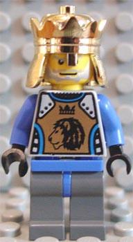 LEGO Minifigure-Knights Kingdom II - King Mathias-Castle / Knights Kingdom II-CAS258-Creative Brick Builders